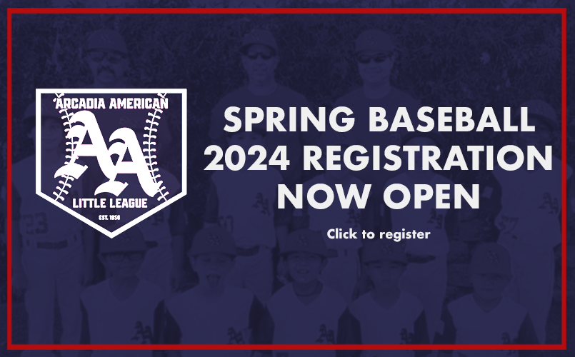 Spring Baseball 2024 Registration. Click to register!
