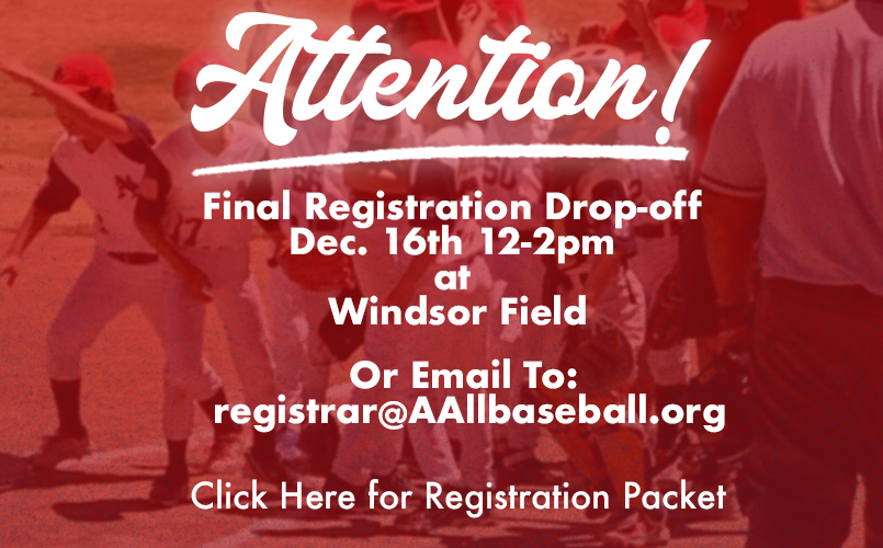 Final Registration Drop Off